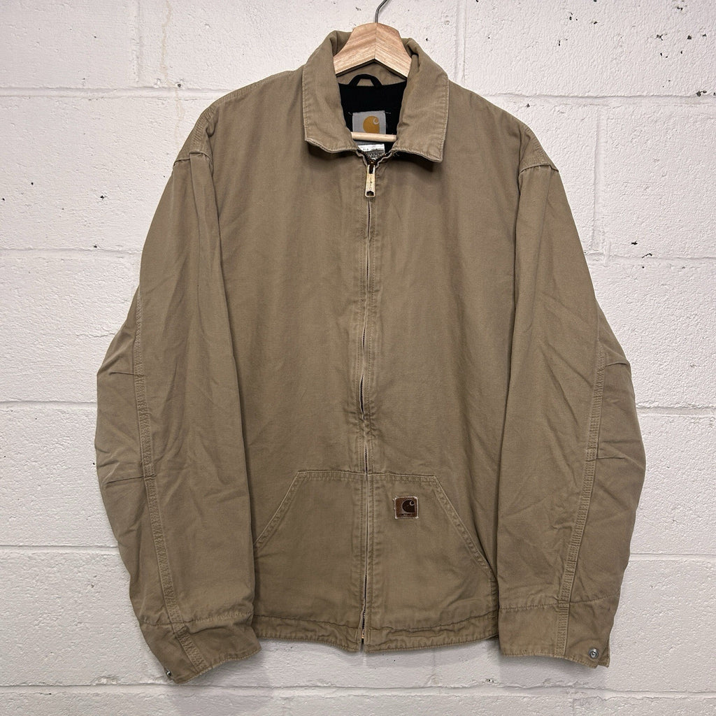 Y2K Carhartt Hamilton Thermal-Lined Jacket “Golden Khaki” J210 GKH Men’s Medium