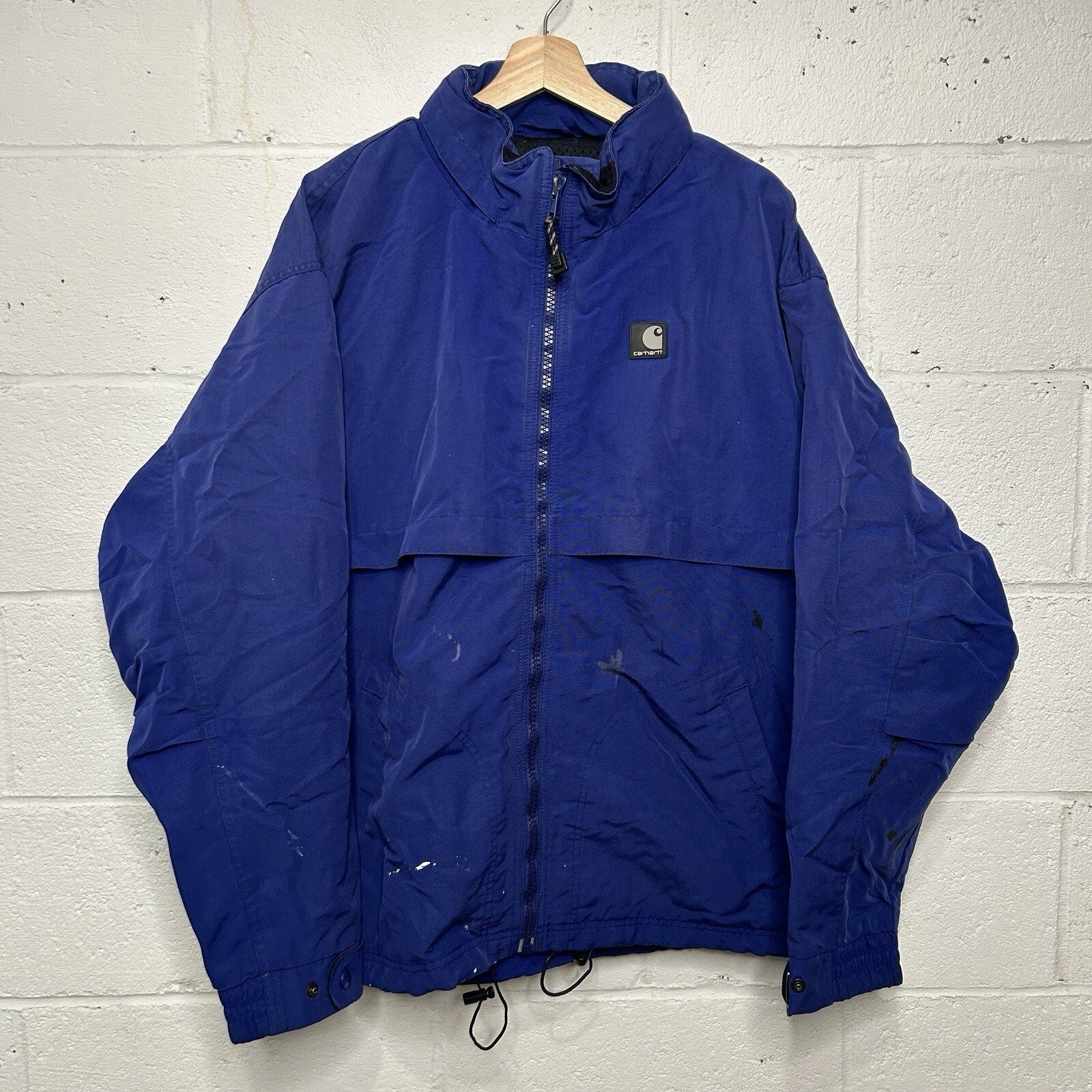 Vintage Carhartt Windbreaker Mesh-Lined Jacket “Blue”