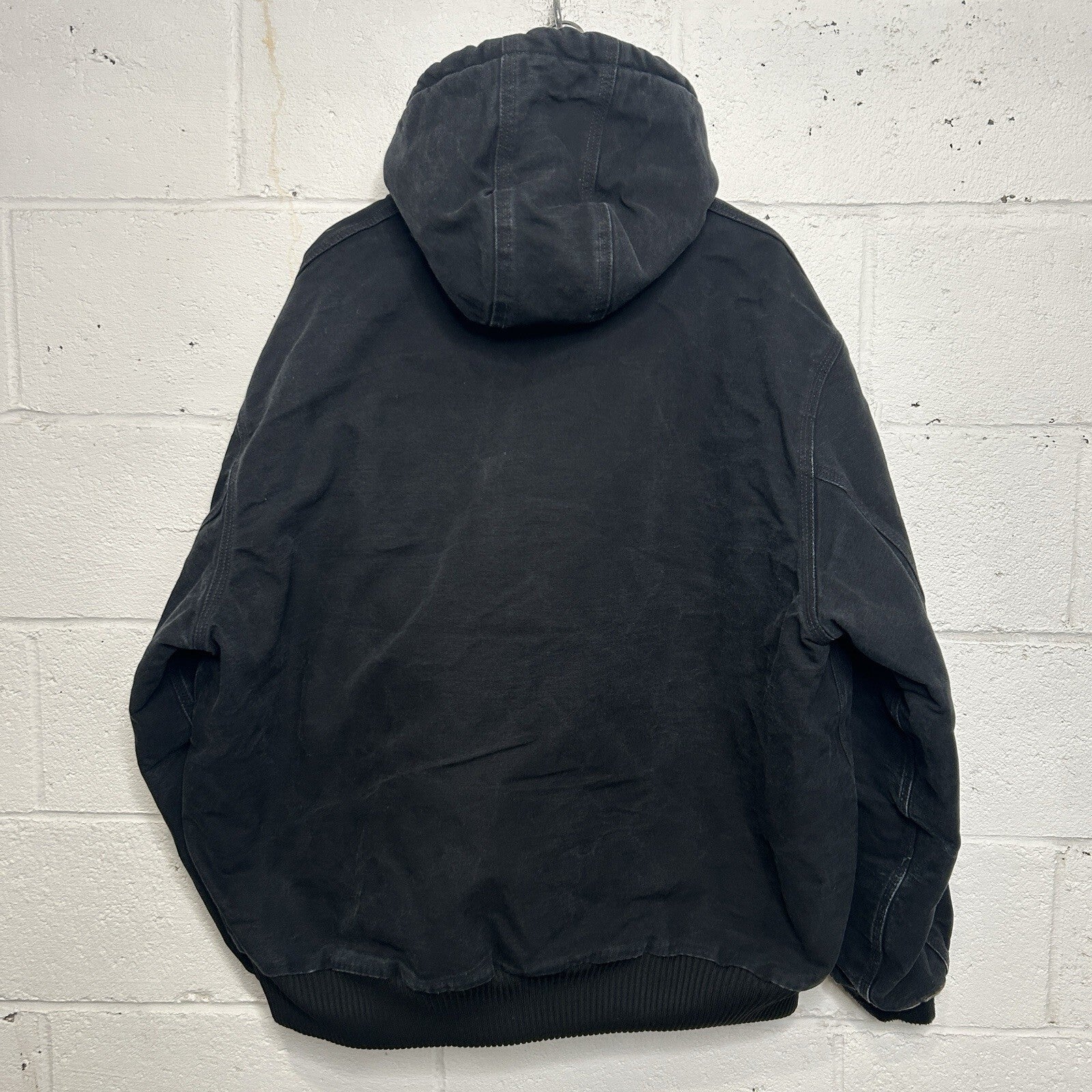 Vintage Carhartt Quilted Hooded Active Jacket “Black” J140 BLK Men’s 2XL