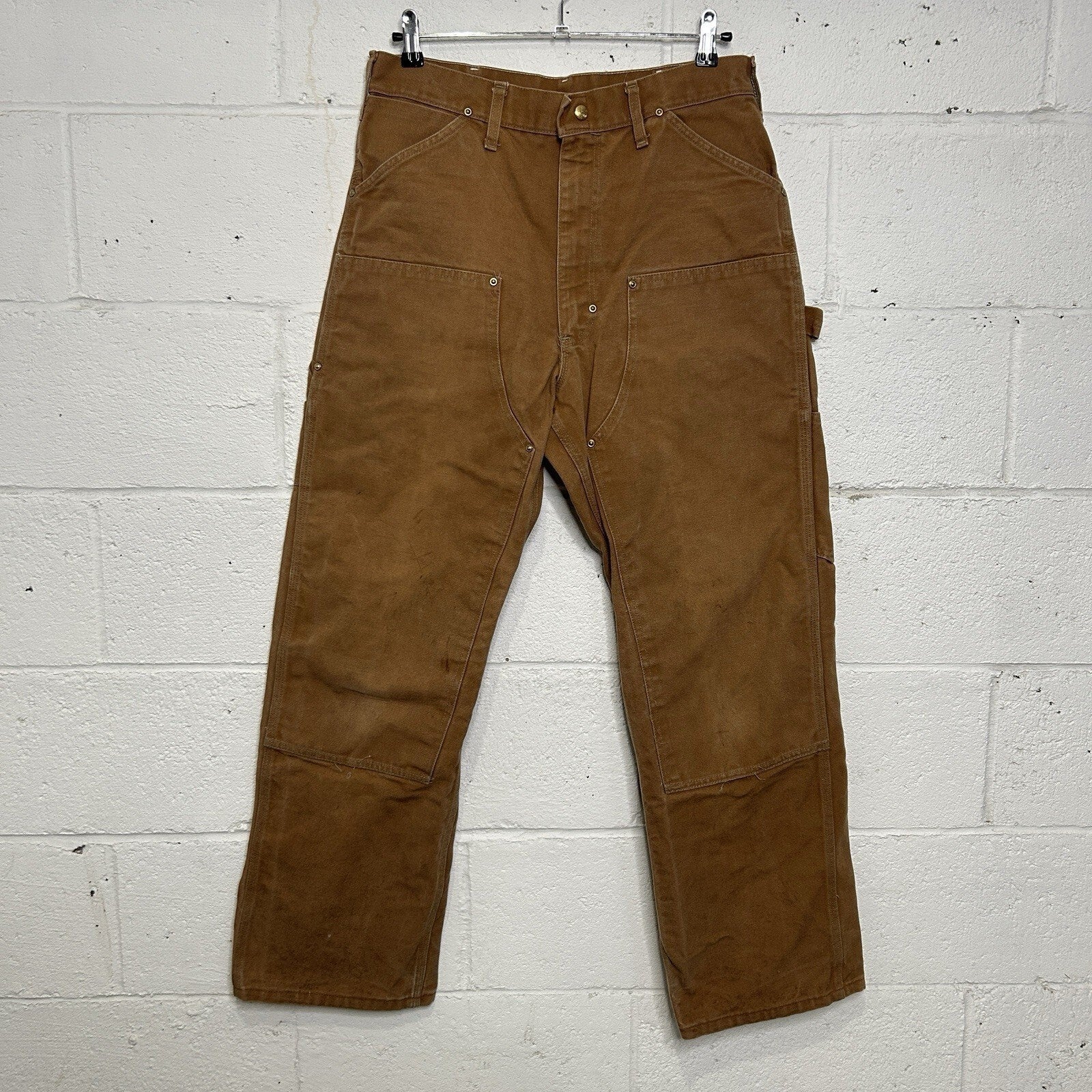 Vintage Carhartt DoubleKnee Logger Pants “Brown” 62W
