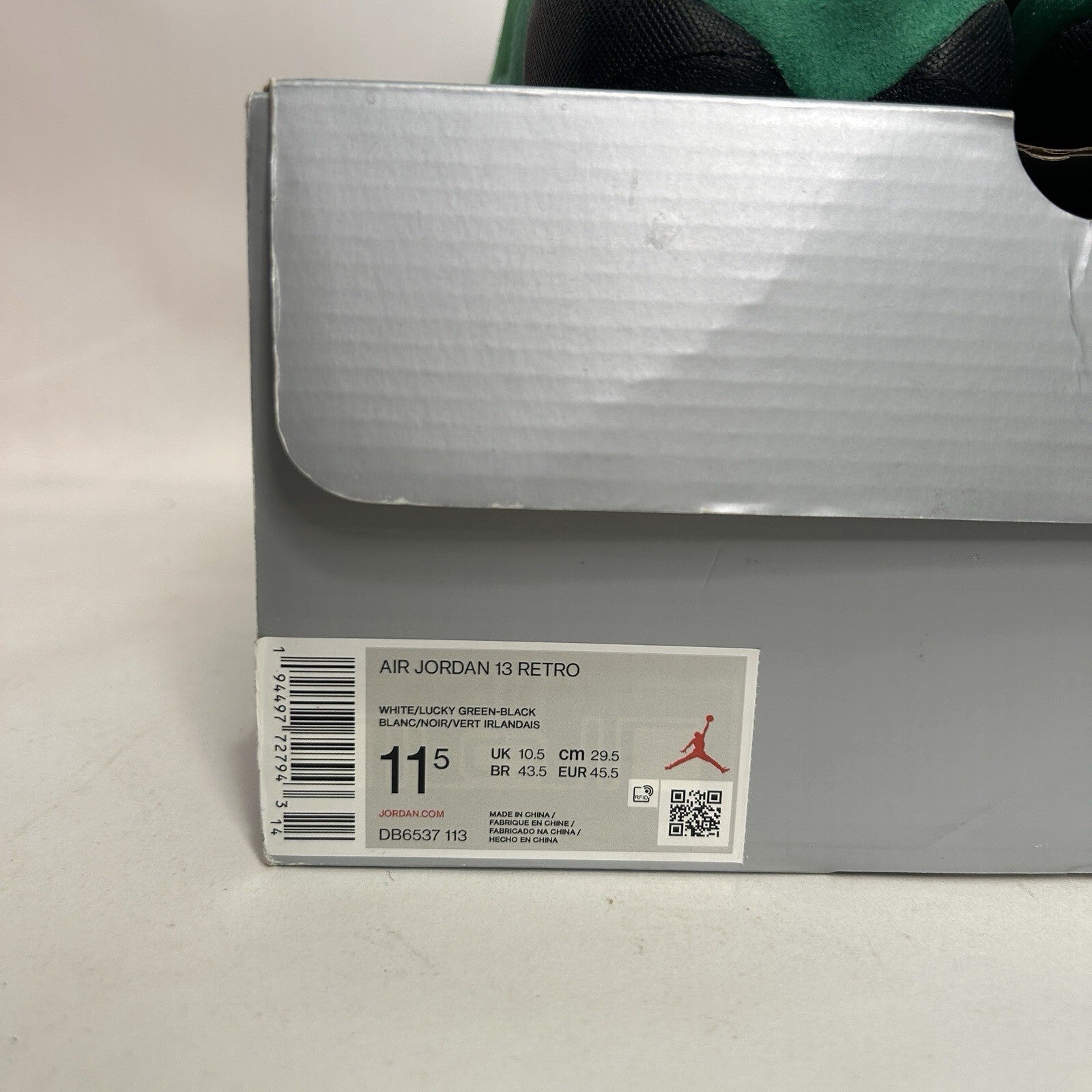 Nike Air Jordan 13 Retro OG “White Lucky Green” DB6537-113 Men’s 11.5 New