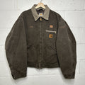 Vintage Carhartt Blanket-Lined Detroit Jacket “Timber” J97 TMB Men’s 2XL