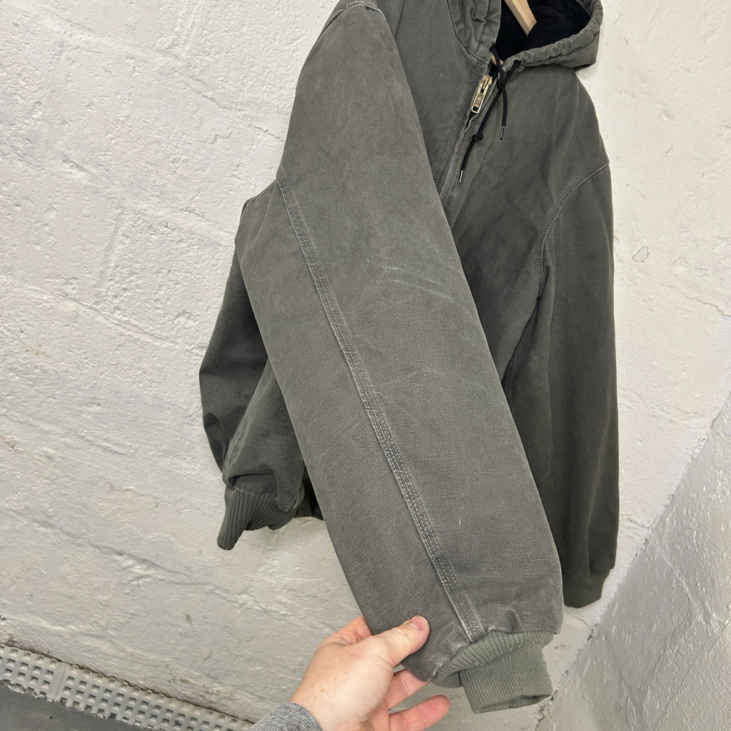 Vintage Carhartt Quilted Hooded Active Jacket “Sage” J142 SAG Men’s X-Large