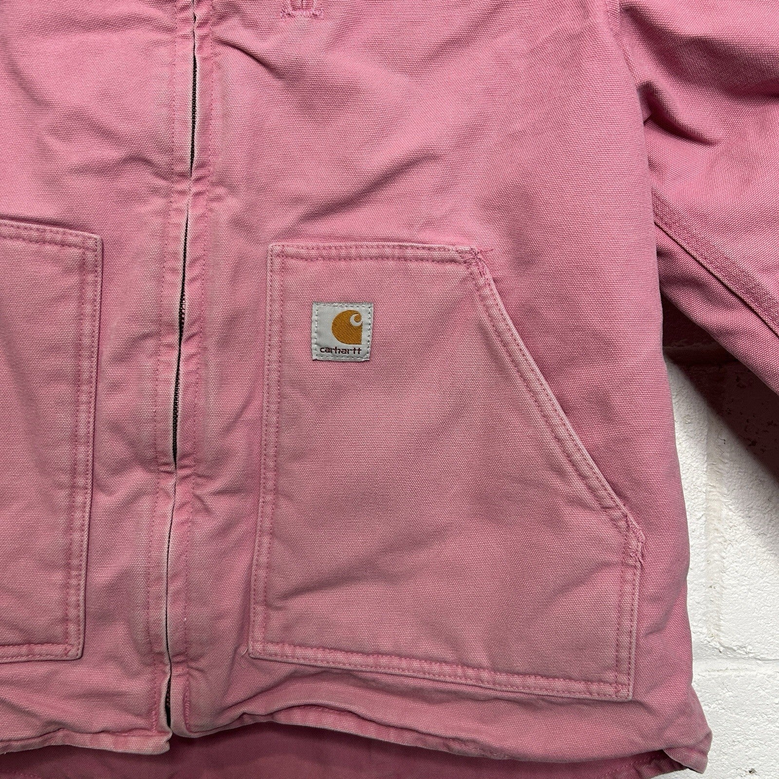 Vintage Carhartt Sherpa-Lined Canyon Jacket “Pink Rose” WJ022 PKR Women’s XL