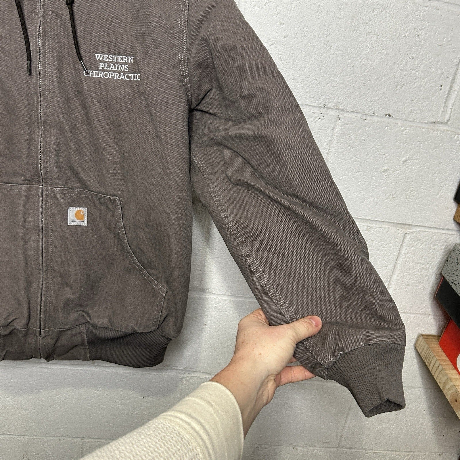 Carhartt Realtree Camo Quilted Hooded Active Jacket “Taupe Grey” 101732-032