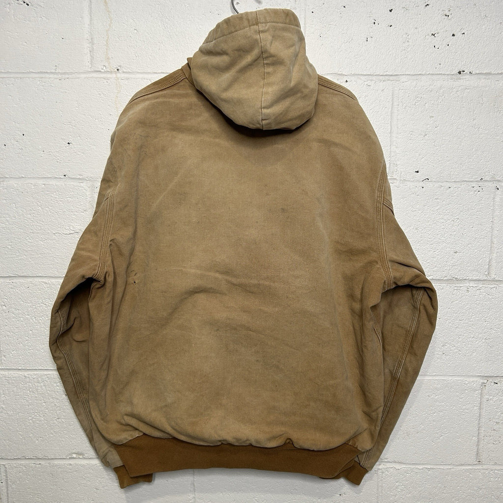 Vintage Carhartt Flannel-Lined Hooded Active Jacket “Brown” J05 BRN Men’s XL