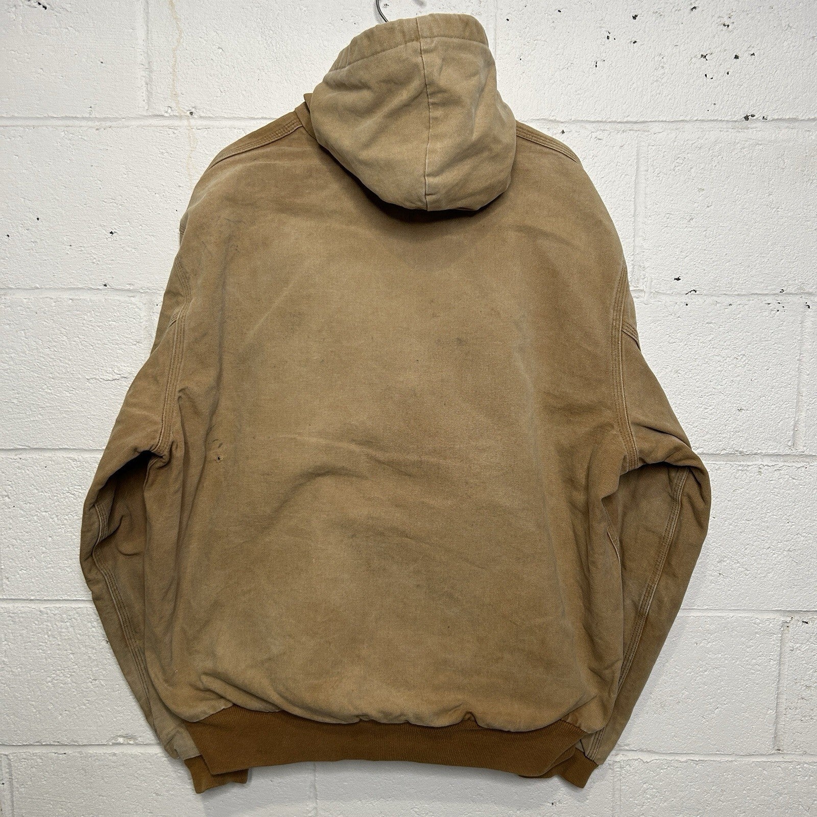 Vintage Carhartt Flannel-Lined Hooded Active Jacket “Brown” J05 BRN Men’s XL
