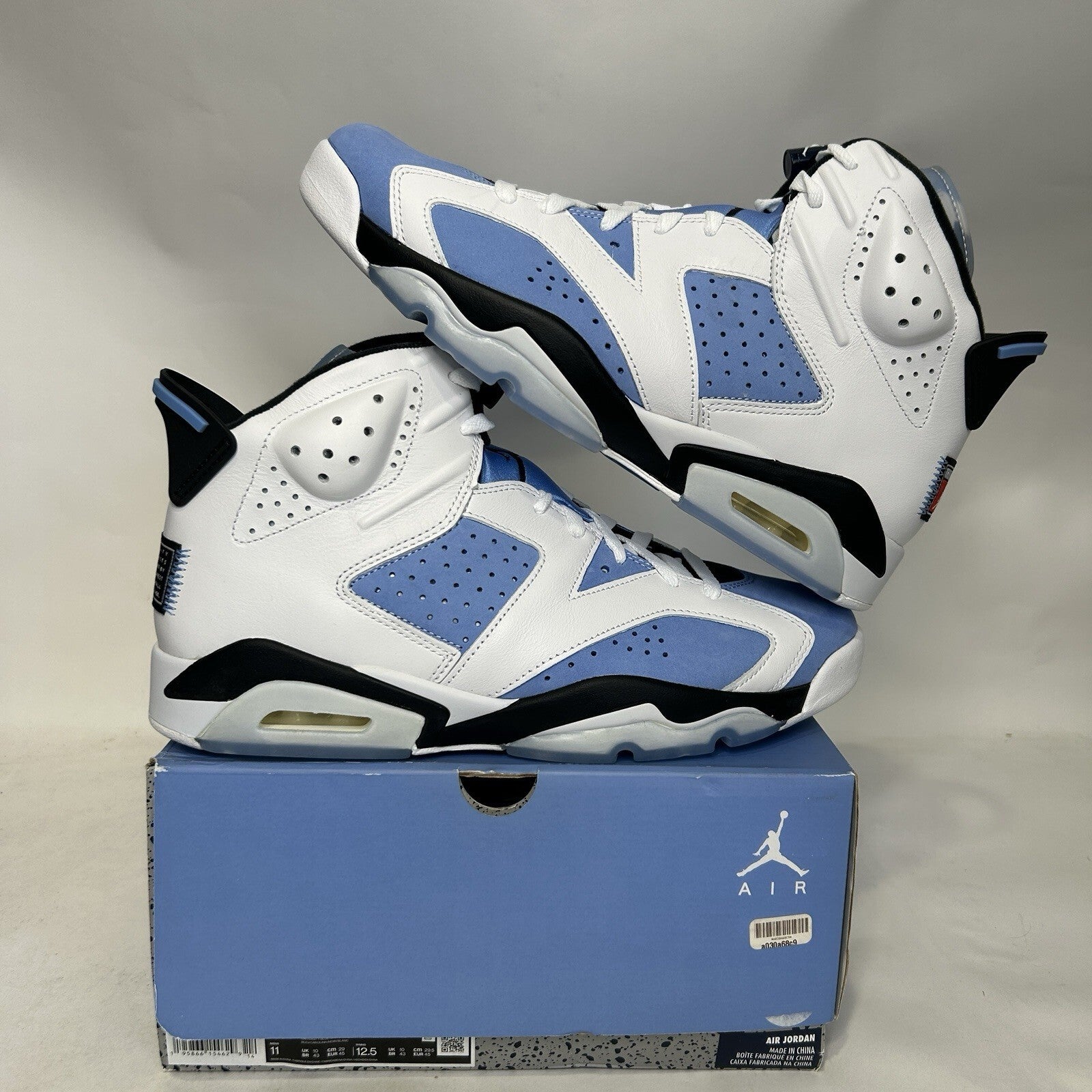 Nike Air Jordan 6 Retro OG “UNC Home” CT8529-410 Men’s 11 New