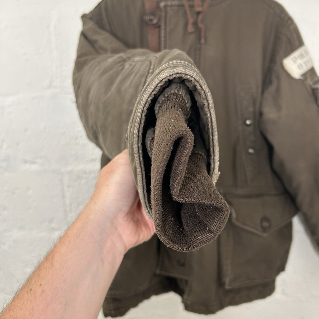 Polo Ralph Lauren Type-E RL67 Military Parka Jacket Sherpa-Lined Hood Men’s SML