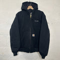 Vintage Carhartt Quilted Hooded Active Jacket “Black” J140 BLK Men’s Small
