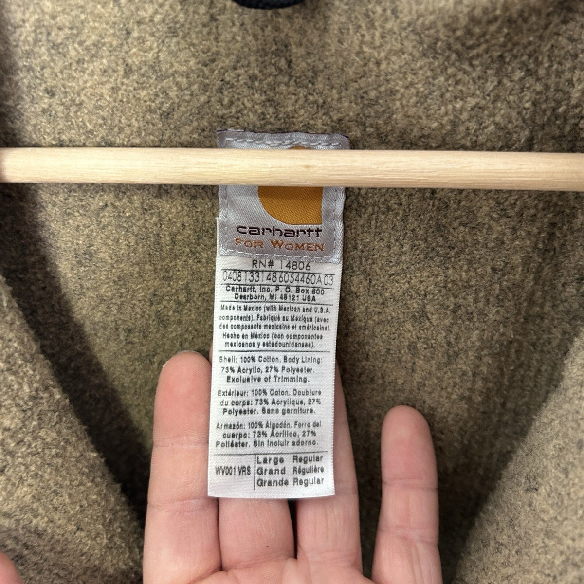 Vintage Y2K Carhartt Sherpa-Lined Vest “Rose Pink” WV001 VRS