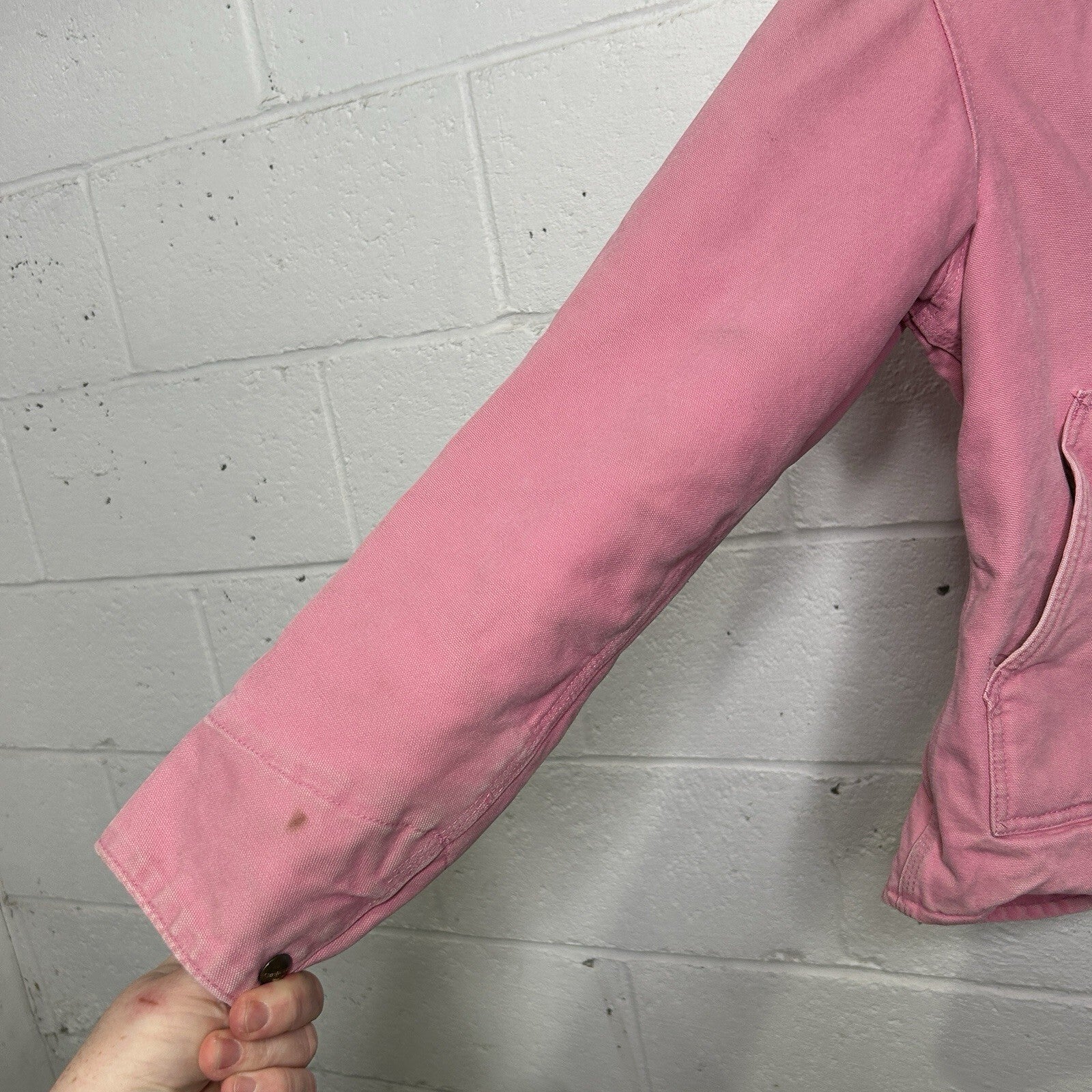 Vintage Carhartt Sherpa-Lined Canyon Jacket “Pink Rose” WJ022 PKR Women’s Small