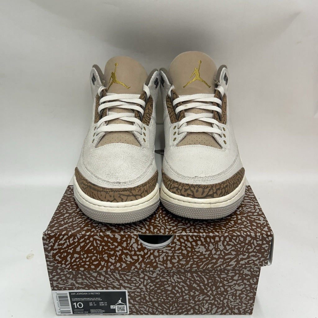 Nike Air Jordan 3 Retro OG “Palomino Brown White” CT8532-102 Men’s 10 Worn