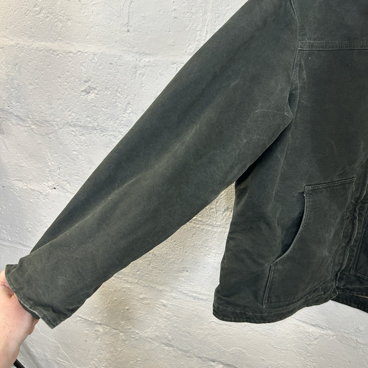 Vintage Carhartt Sherpa-Lined Ridge Coat “Moss Green” WC061 MOS Women’s X-Large