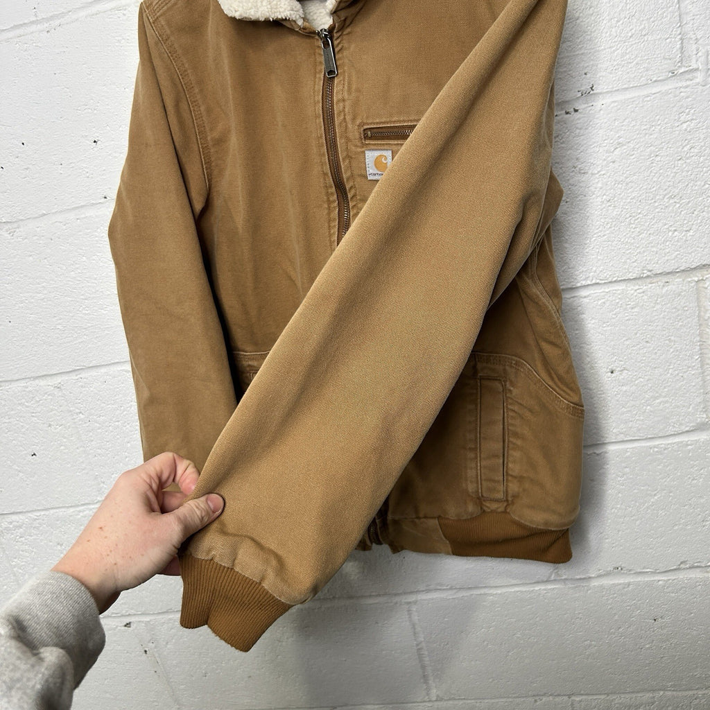 Carhartt Sherpa-Lined Wildwood Jacket “Brown” 100815-211 Women’s L