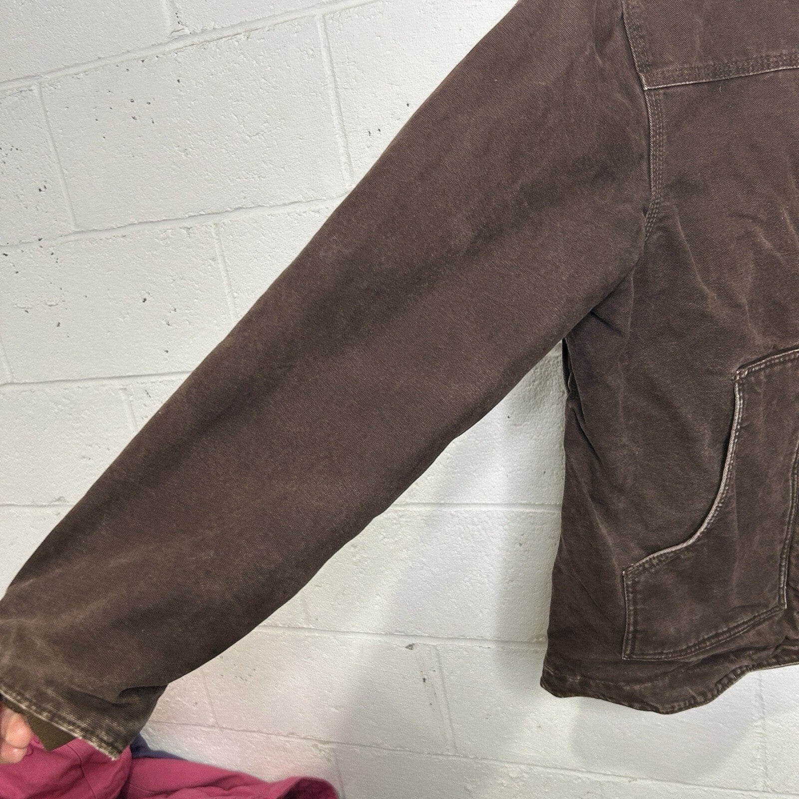 Vintage Carhartt Sherpa-Lined Ridge Jacket “Dark Brown” C61 DKB Men’s Medium
