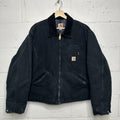 Y2K Carhartt Blanket-Lined Detroit Jacket “Black” J001 BLK Men’s X-Large