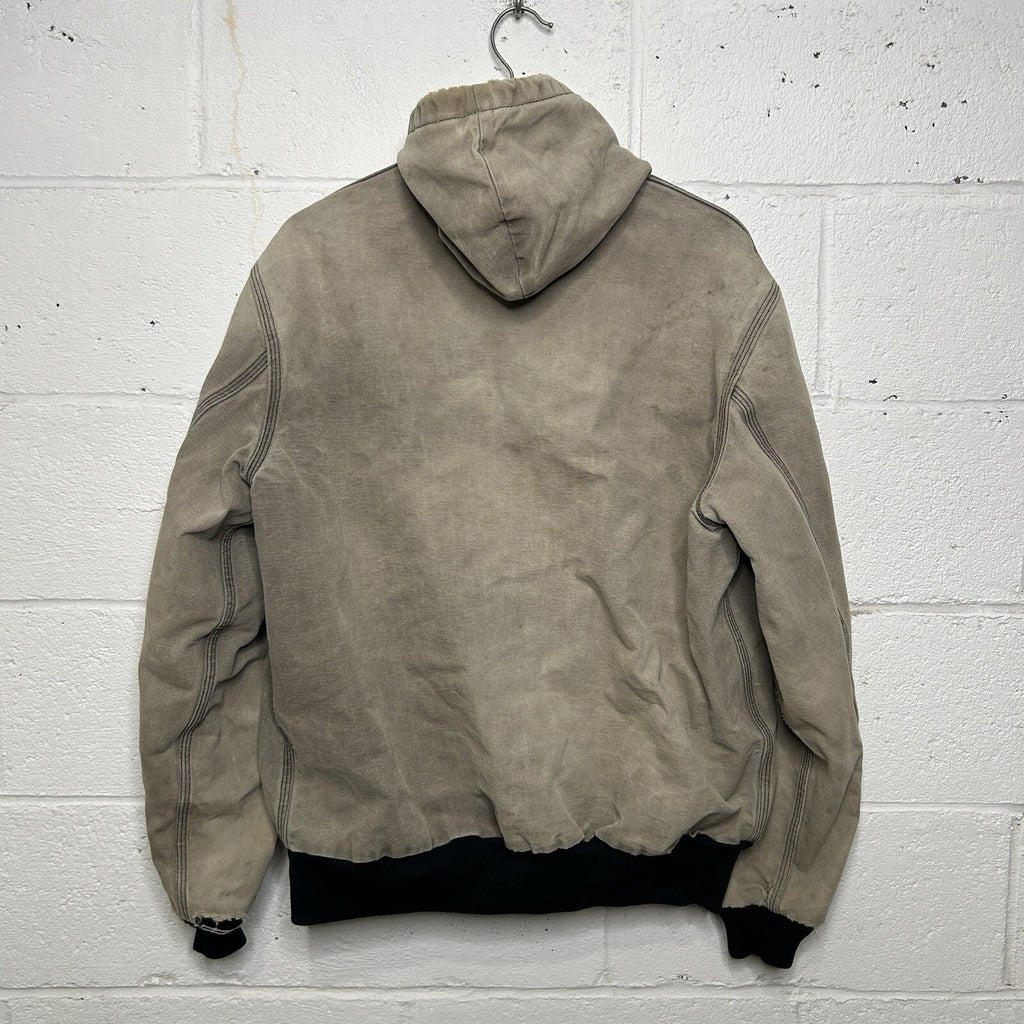 Faded Vintage Carhartt Thermal-Lined Hooded Active Jacket “Black” Men’s Small