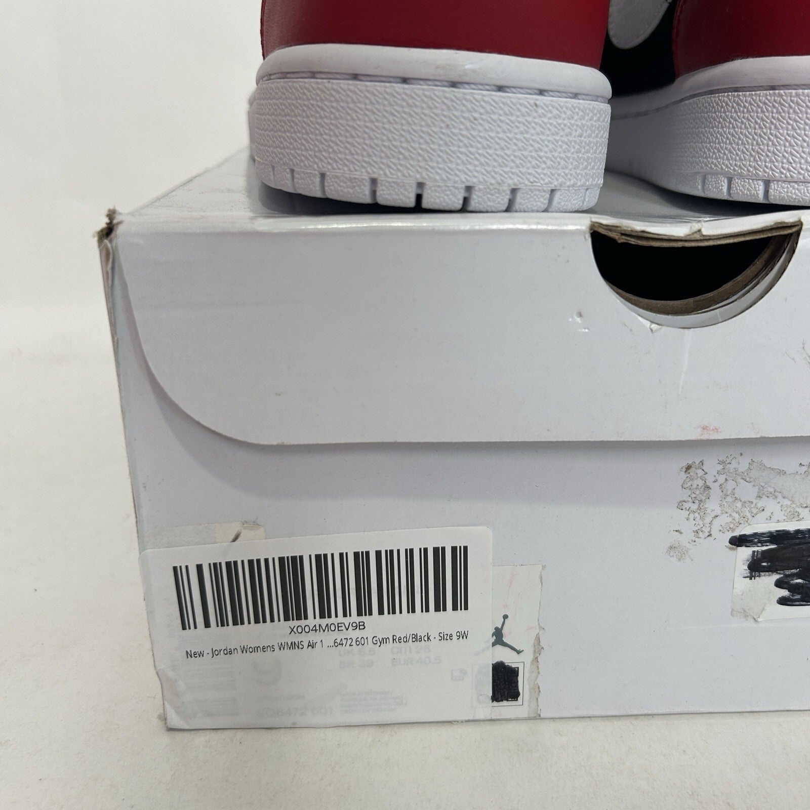 Nike Air Jordan 1 Mid Retro WMNS “Gym Red/White-Black” BQ6472-601 Women’s 9 New