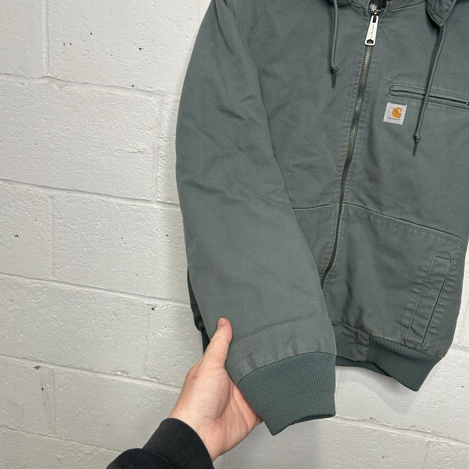 Carhartt Sherpa-Lined Wildwood Jacket “Balsam Green” 100815 G02 Women’s Large