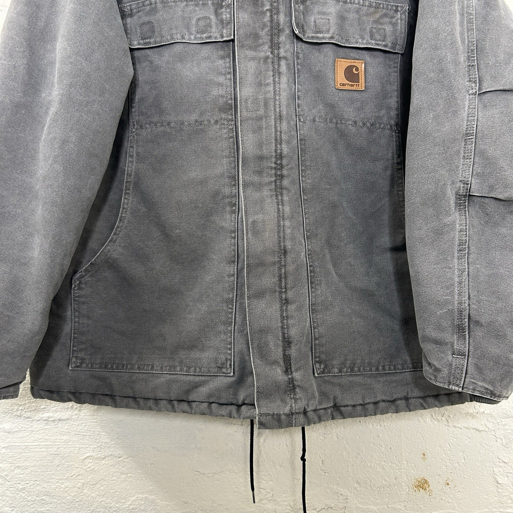 Vintage Carhartt Quilted Arctic Chore Jacket “Cement Grey” C26 CMT Men’s X-Large