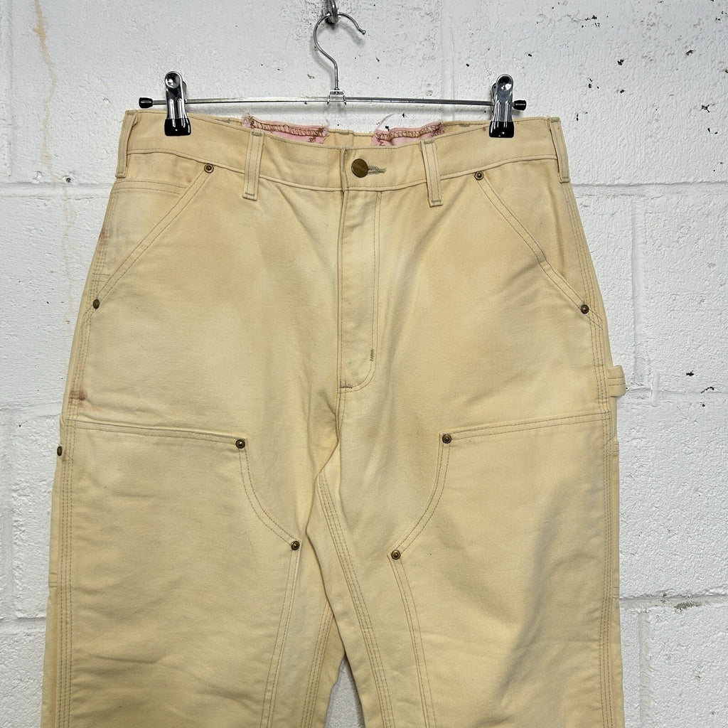 Vintage Carhartt Canvas DoubleKnee Pants “Banana”