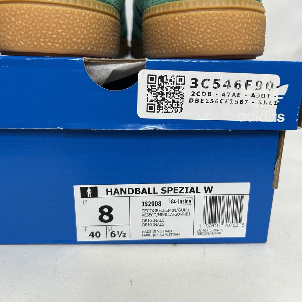 adidas Handball Spezial WMNS “Semi Court Green Silver” JS2908 Women’s 8 New