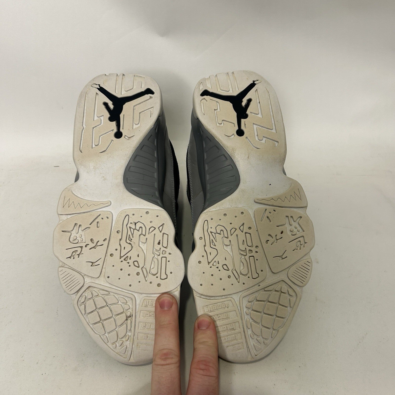 Nike Air Jordan 9 Retro “Particle Grey/Black/Red” (2022) CT8019-060 Men’s 9 Worn