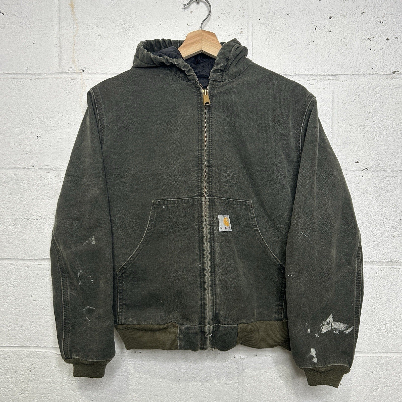 Vintage Carhartt Quilted Active Jacket “Moss Green” Y06 MOS Youth L/Women’s XS
