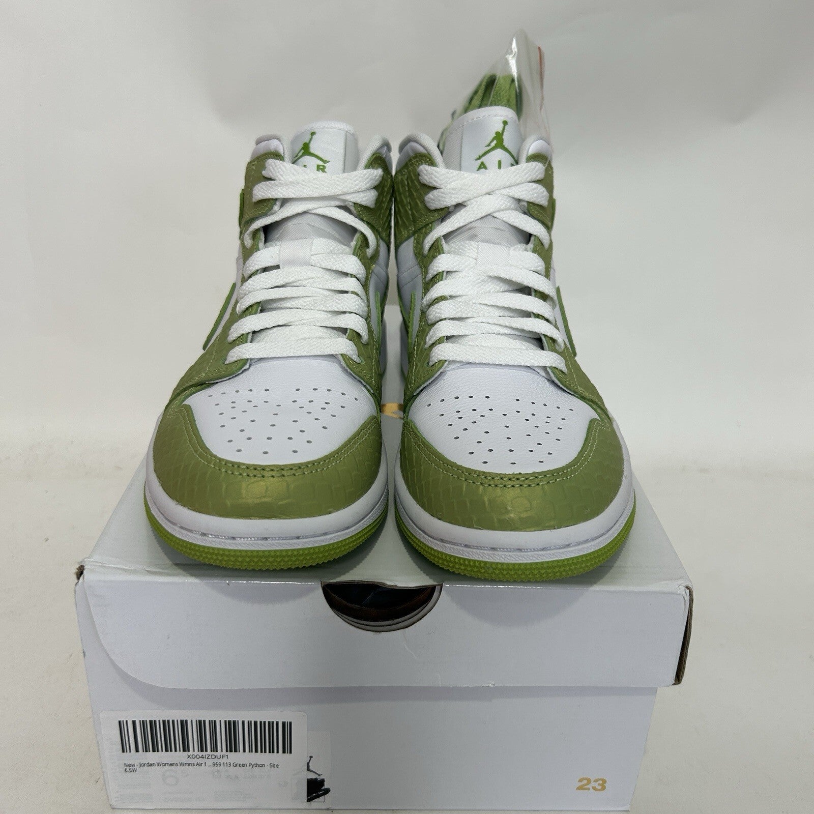 Nike Air Jordan 1 Retro Mid SE WMNS “Green Python” DV2959-113 Women’s 6.5 New