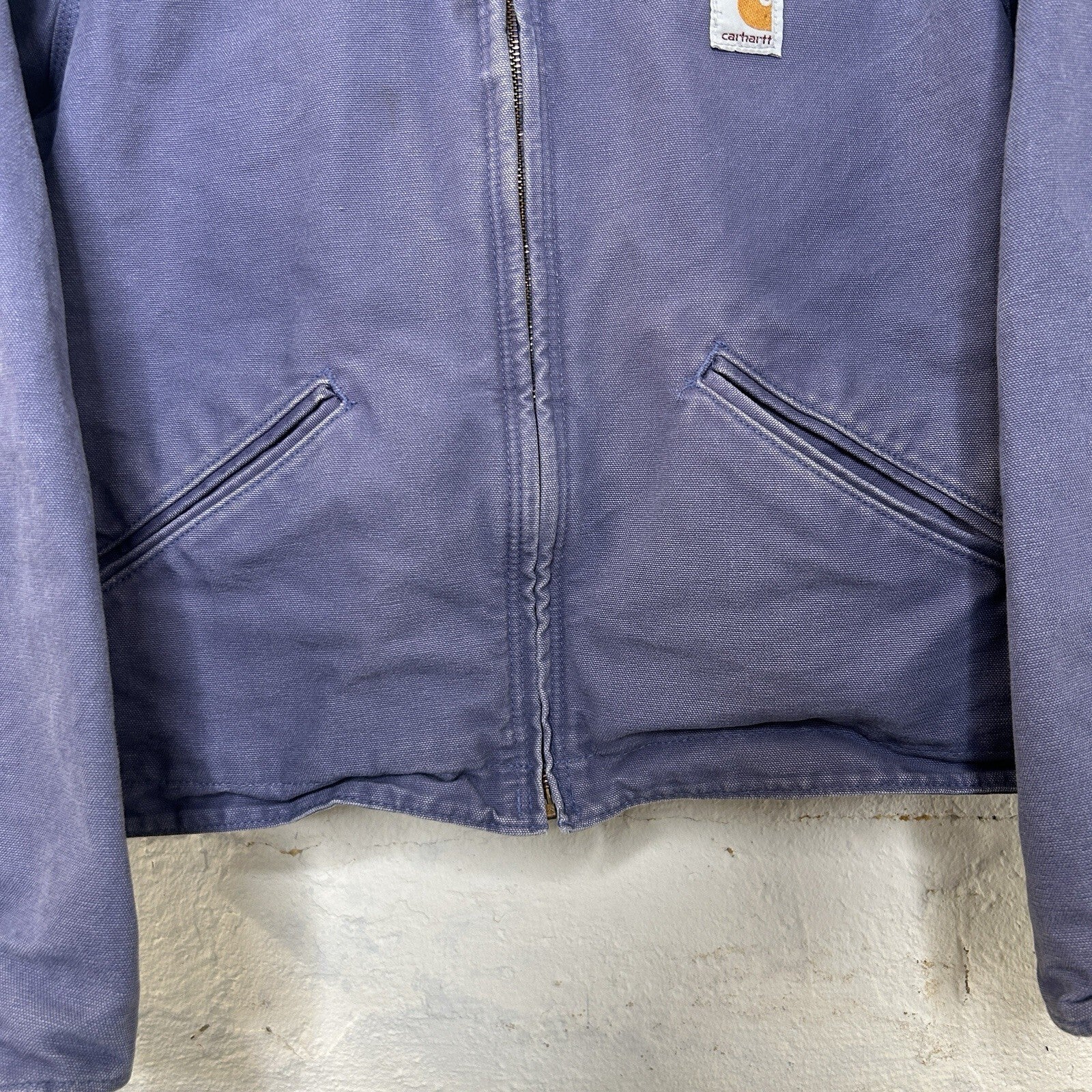 Carhartt Sherpa-Lined Hooded Detroit Jacket “Blue Dusk” WJ141 BDK Women’s Medium