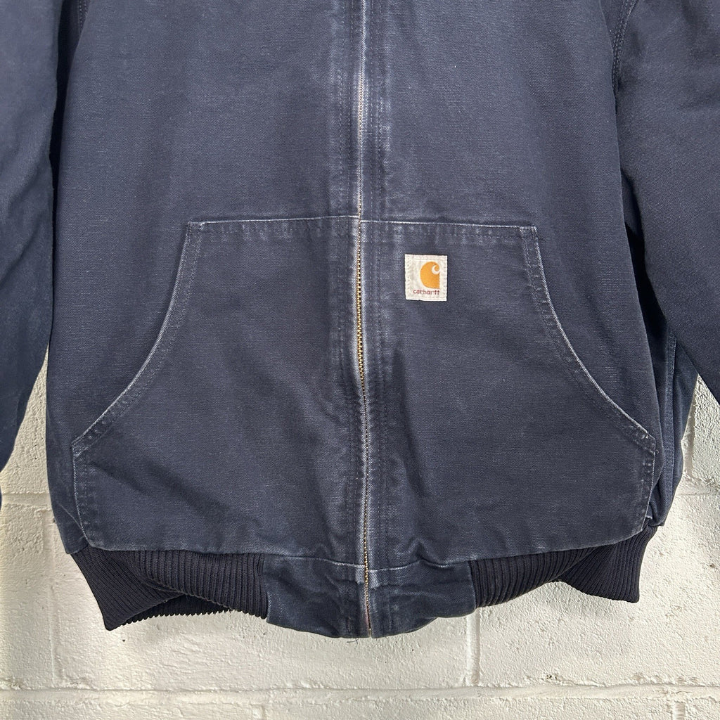 Carhartt Quilted Hooded Active Jacket “Dark Navy” J140 DNY Men’s Large