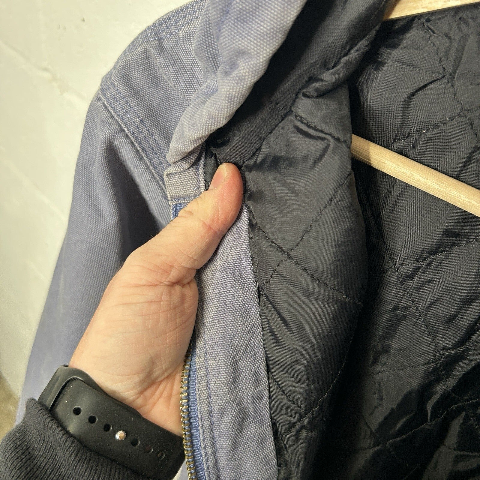 Carhartt Quilt-Lined Hooded Active Jacket “Periwinkle” 100057-430 Women’s Medium