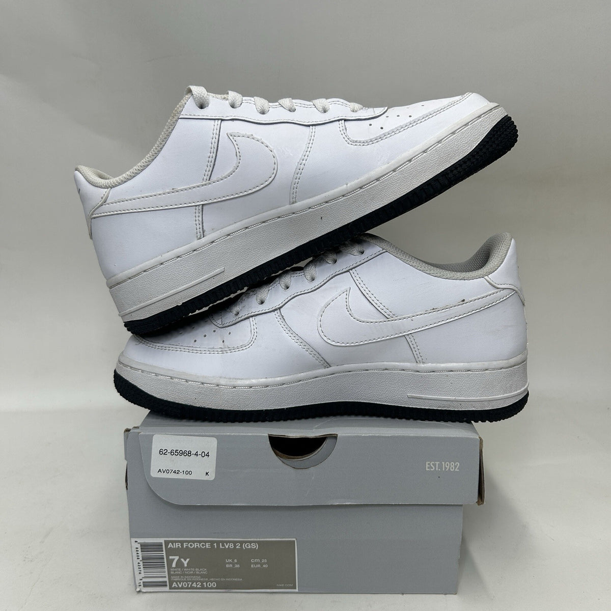 Nike Air Force 1 Low GS Have A Nike Day “White” AV0742-100 7Y/Women’s 8.5 Worn