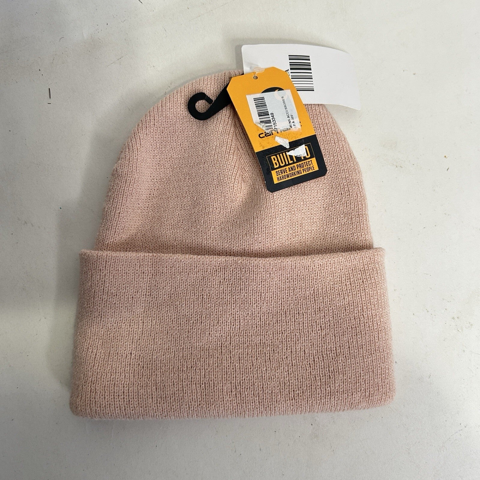 Carhartt Acrylic Knit Beanie Hat “Pale Pink”One Size Fits All 14806 New