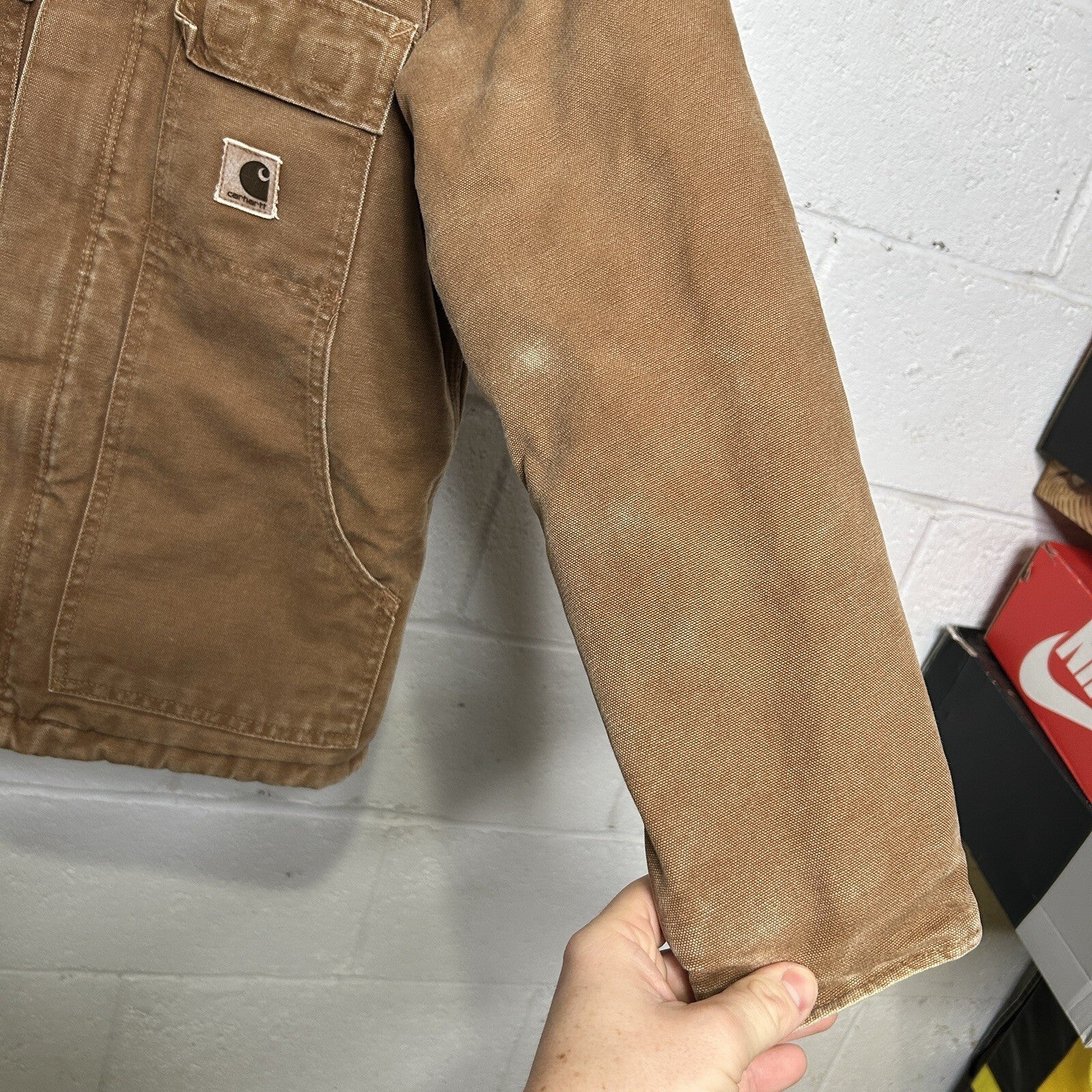 Vintage Carhartt Quilted Artic Jacket “Brown” YYC26 BRN Youth L/Women’s XS