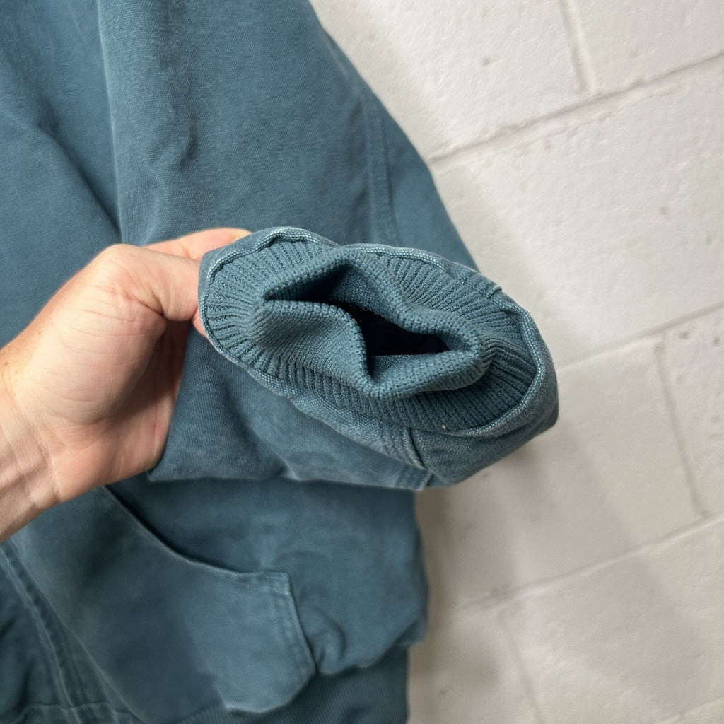 Y2K Carhartt Quilted Active Jacket “Teal Blue” WJ130-443
