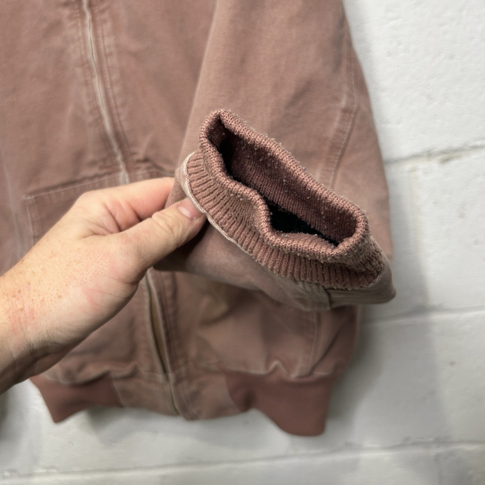 Carhartt Hooded Active Jacket “Burlwood/Dusty Pink” WJ130 667 Women’s Small