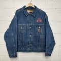 Vintage Carhartt Blanket-Lined Denim Trucker Jacket “Darkstone” J11DST Men’s XL