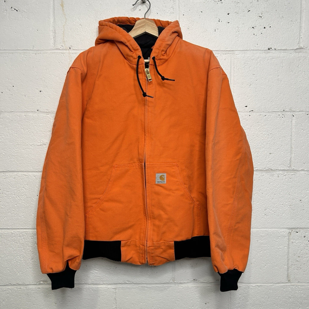 Vintage Carhartt Quilted Active Jacket “Blaze Orange” J140 BLZ Men’s Medium