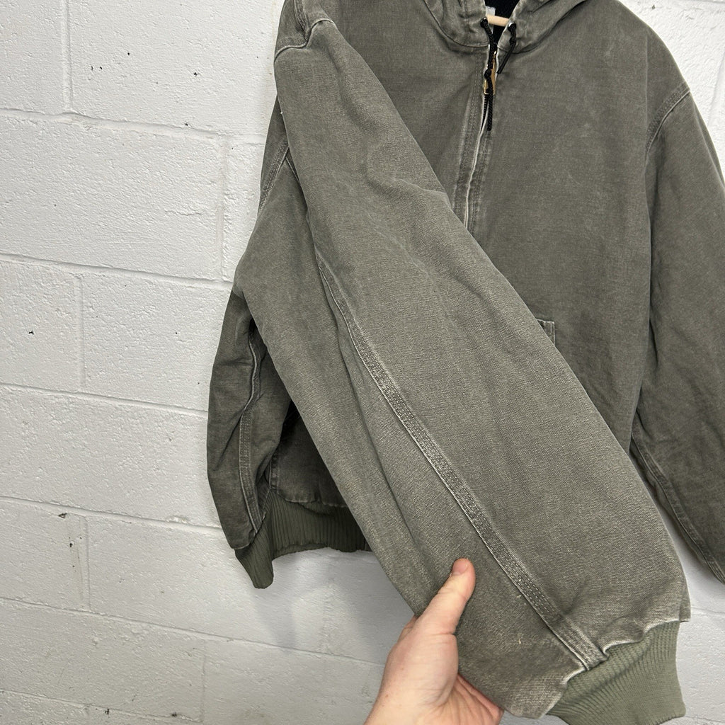 Vintage Carhartt Thermal-Lined Hooded Active Jacket “Sage” J160 SAG Men’s XL