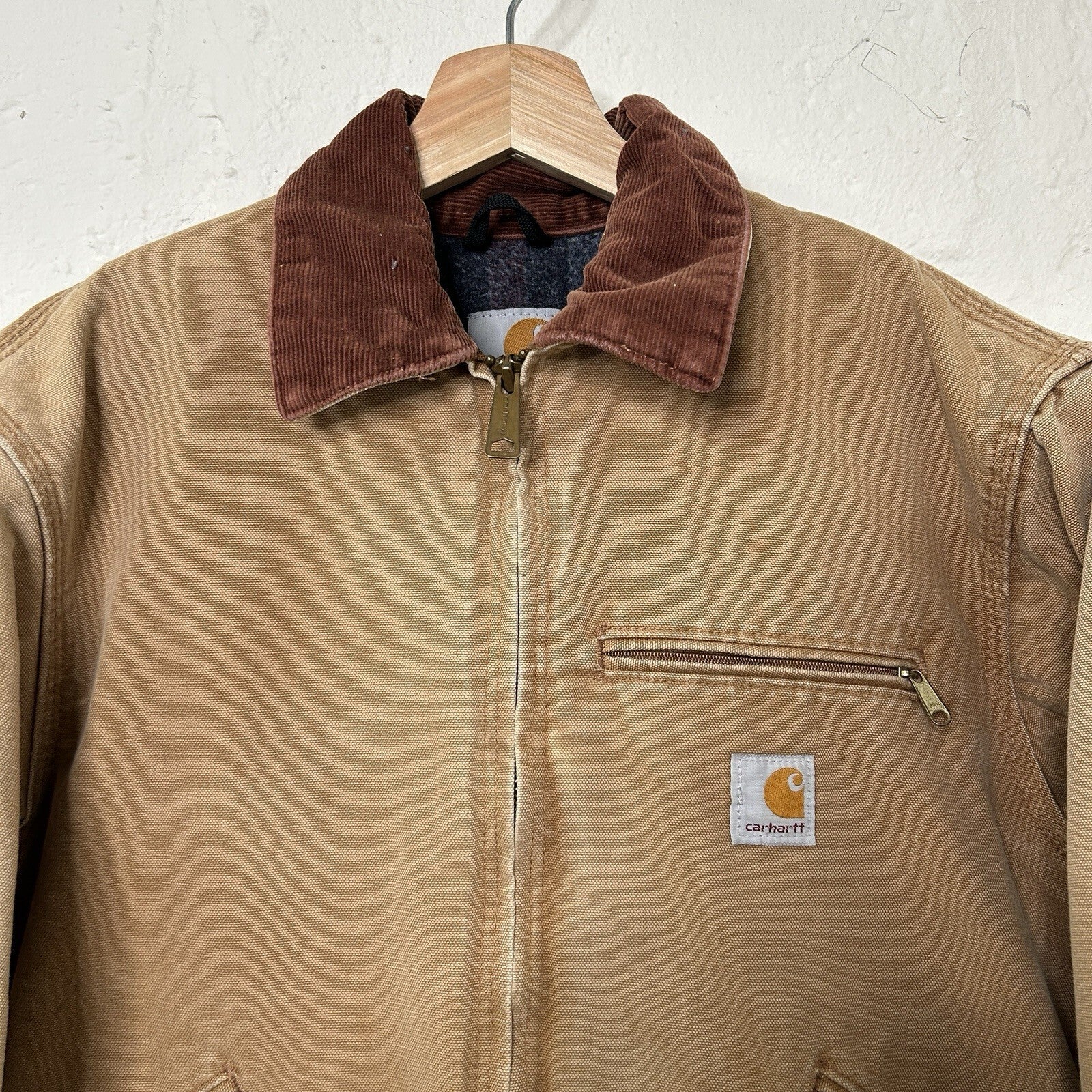 Vintage Carhartt Blanket-Lined Detroit Jacket “Brown” J01 BRN Men’s Small