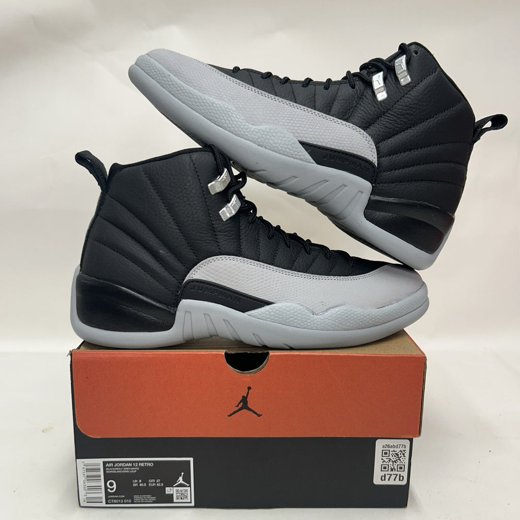 Nike Air Jordan 12 Retro “Barons/Black Wolf Grey White” CT8013-010 Men’s 9 New