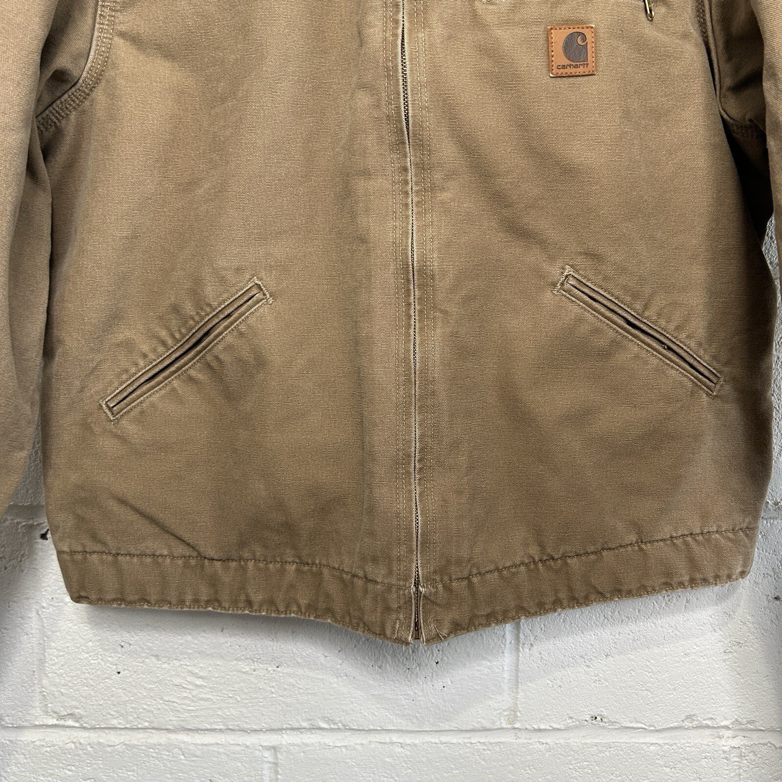 Vintage Carhartt Blanket-Lined Detroit Jacket “Firewood” J97 FWD Men’s Large