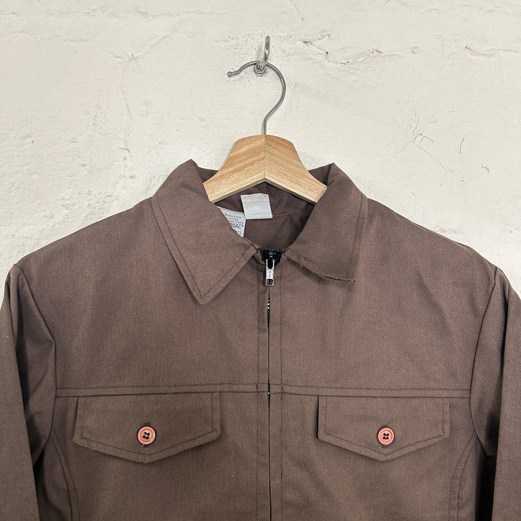 True Vintage 1960's Mardac Twill Work Jacket “Brown”