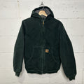 Vintage Carhartt Hooded Active Jacket “Spruce” YYJ159 SPC Youth XL/Women’s Small