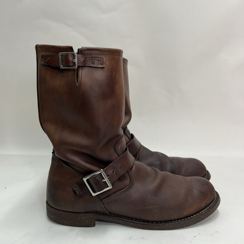 Red Wing 2991 11" Inch Engineer Boot “Amber Brown” Men’s 13D Worn
