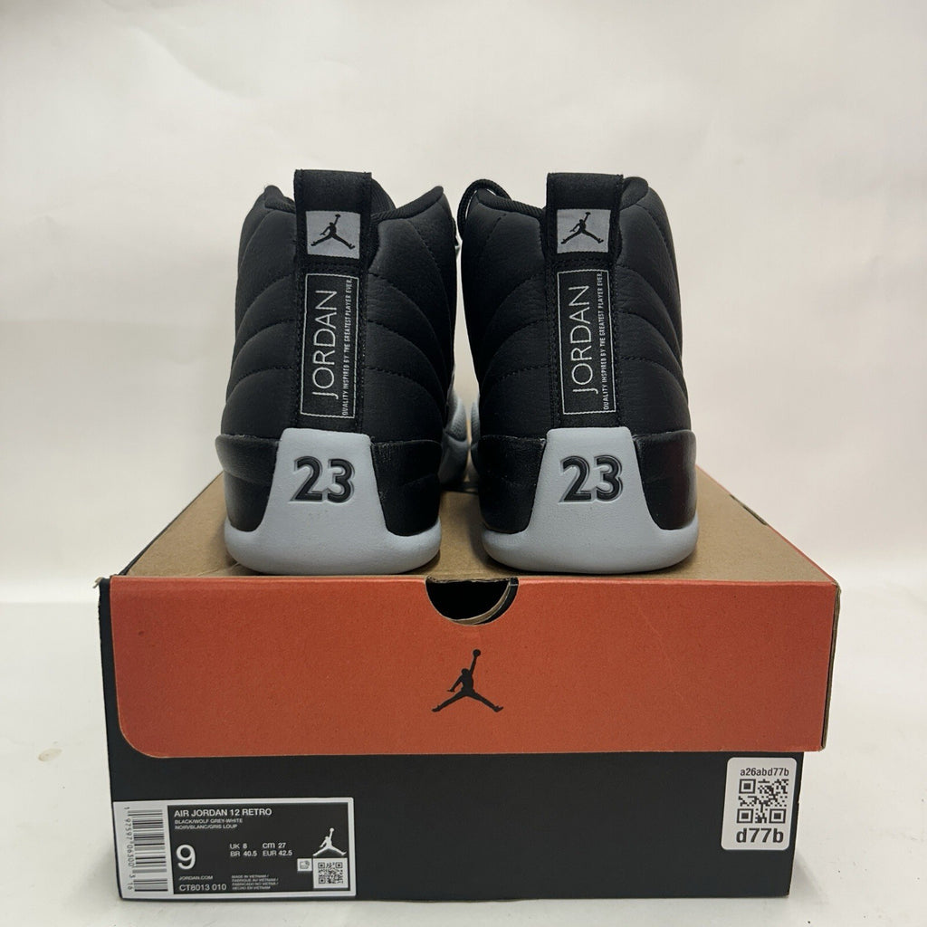 Nike Air Jordan 12 Retro “Barons/Black Wolf Grey White” CT8013-010 Men’s 9 New