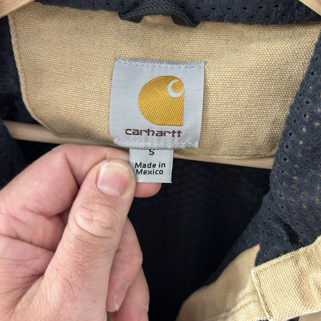 Y2K Carhartt Mesh-Lined Active Jacket “Worn Brown” J360 WNB Men’s Small