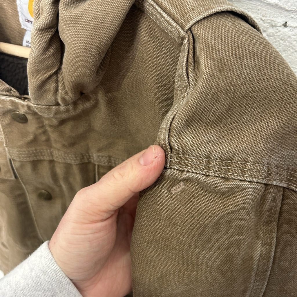 Carhartt Sherpa-Lined Bartlett Hooded Jacket “Frontier Brown” 102285-903 Men’s S